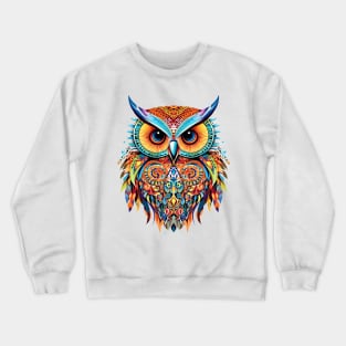 Animal mandala owel Crewneck Sweatshirt